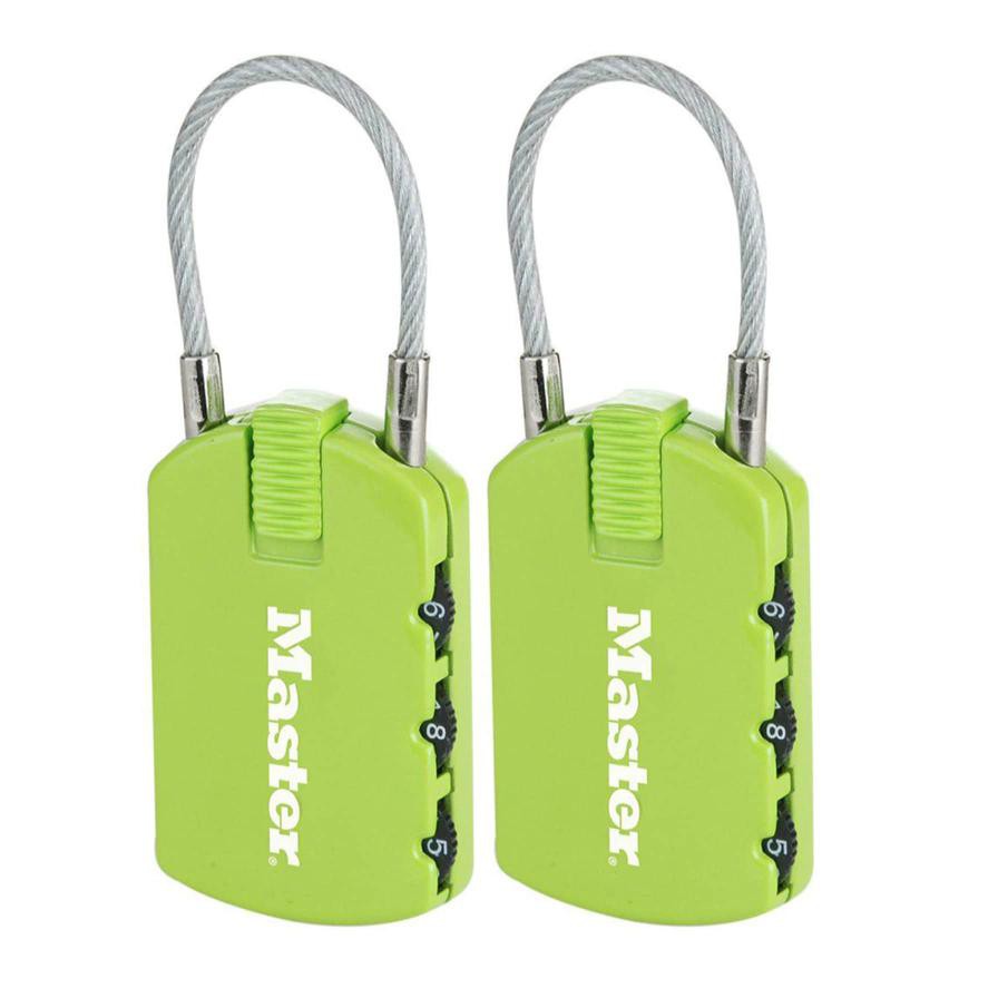 Master Lock Zinc Combination Padlock (6.5 x 3 x 1.1 cm, Assorted Color)