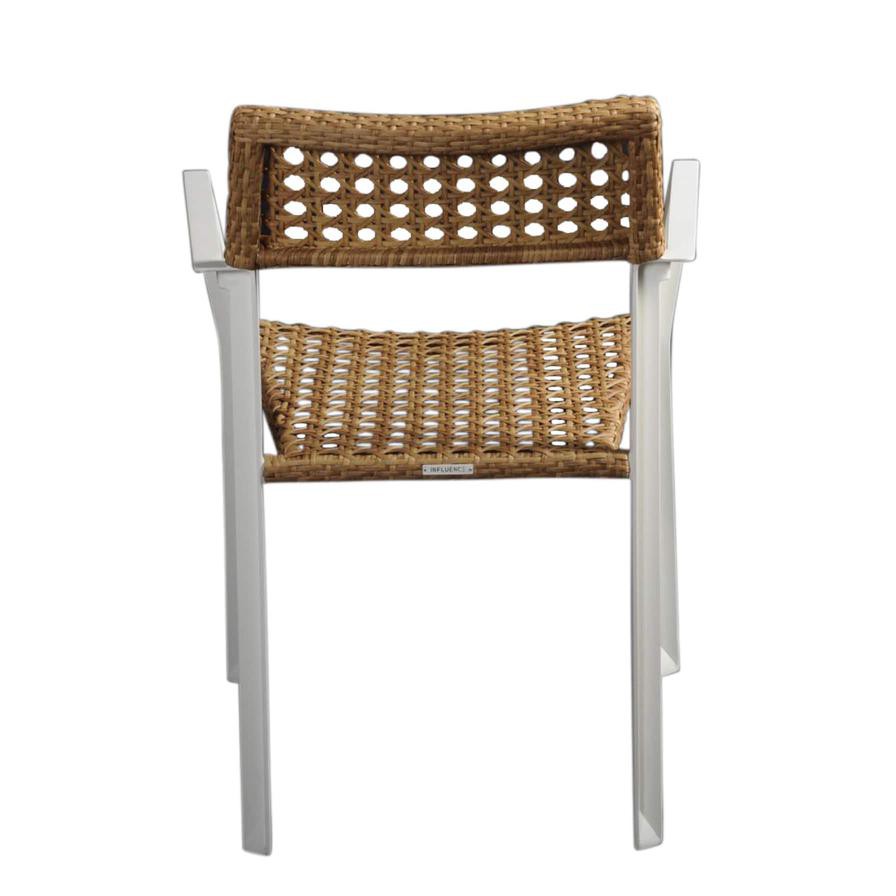 Inspiration Aluminium Wicker Dining Armchair Influence (54 x 59 x 86 cm)