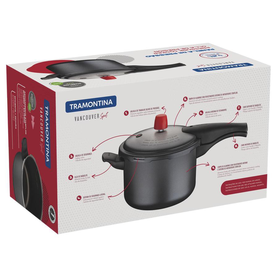 Tramontina Vancouver Aluminum Pressure Cooker (4.5 L)