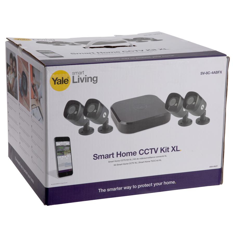 Yale Smart Living Home CCTV Kit XL, SV-8C-4ABFX