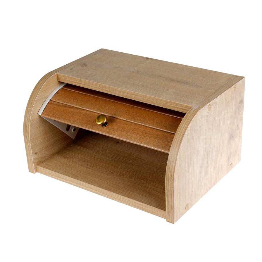 Orchid Wooden Bread Box (25 x 25 x 40 cm)