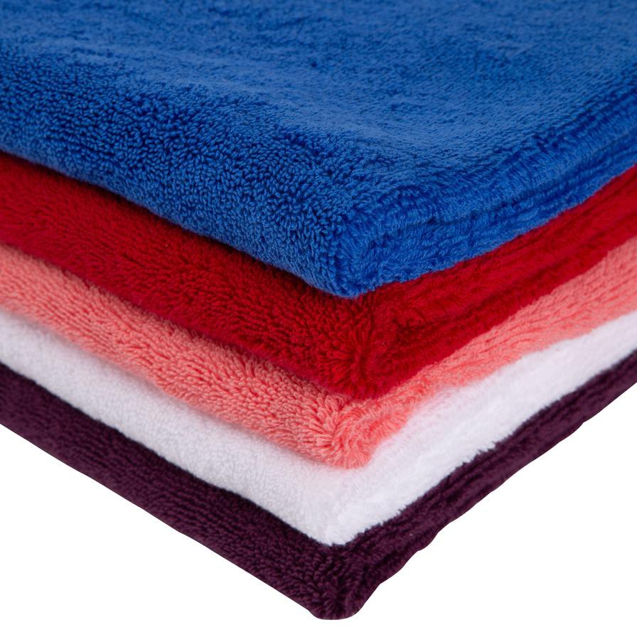 Truebell Classic Face Towel (33 x 33 cm, Dark Red)