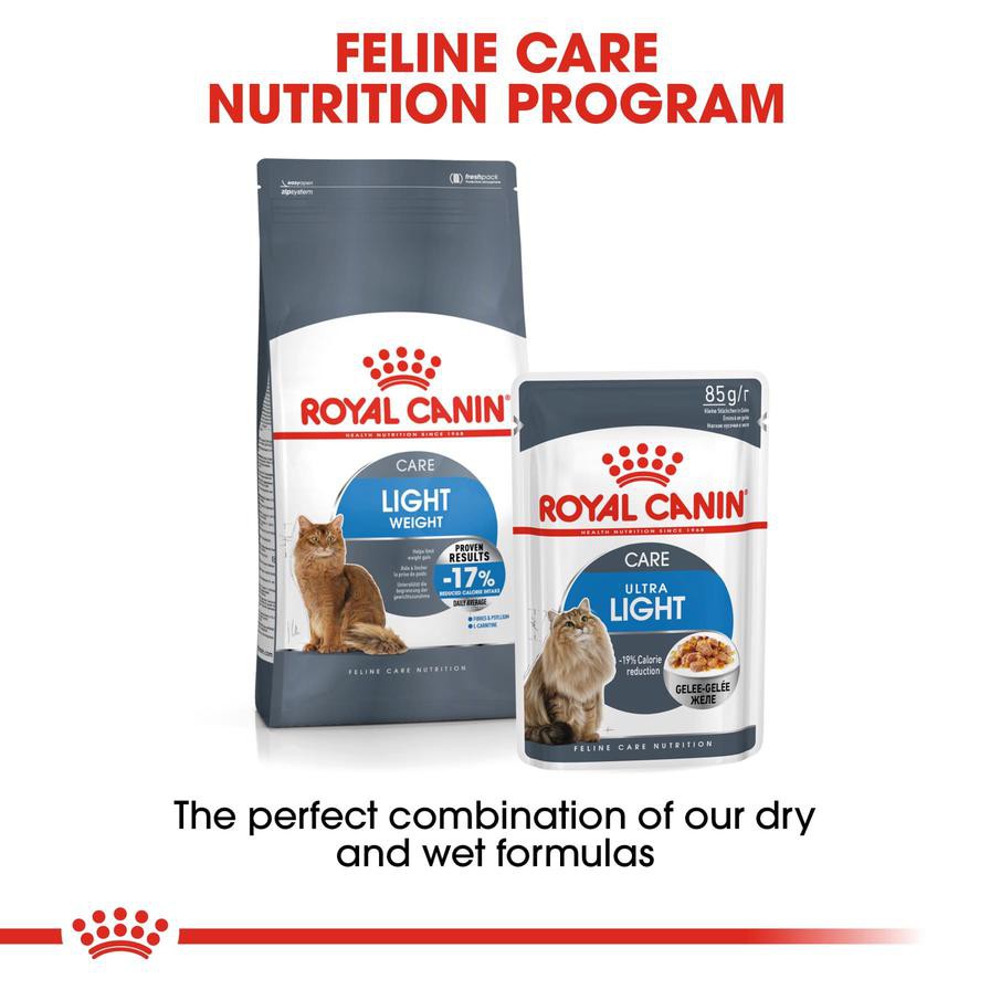 Royal Canin Feline Care Nutrition Light Weight Care Dry Cat Food (Adult Cats, 3 kg)