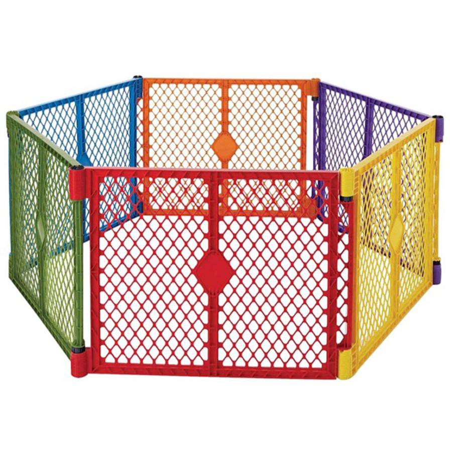 North States Superyard Colorplay Enclosure (66 cm x 18.5 sq ft, Multicolored)