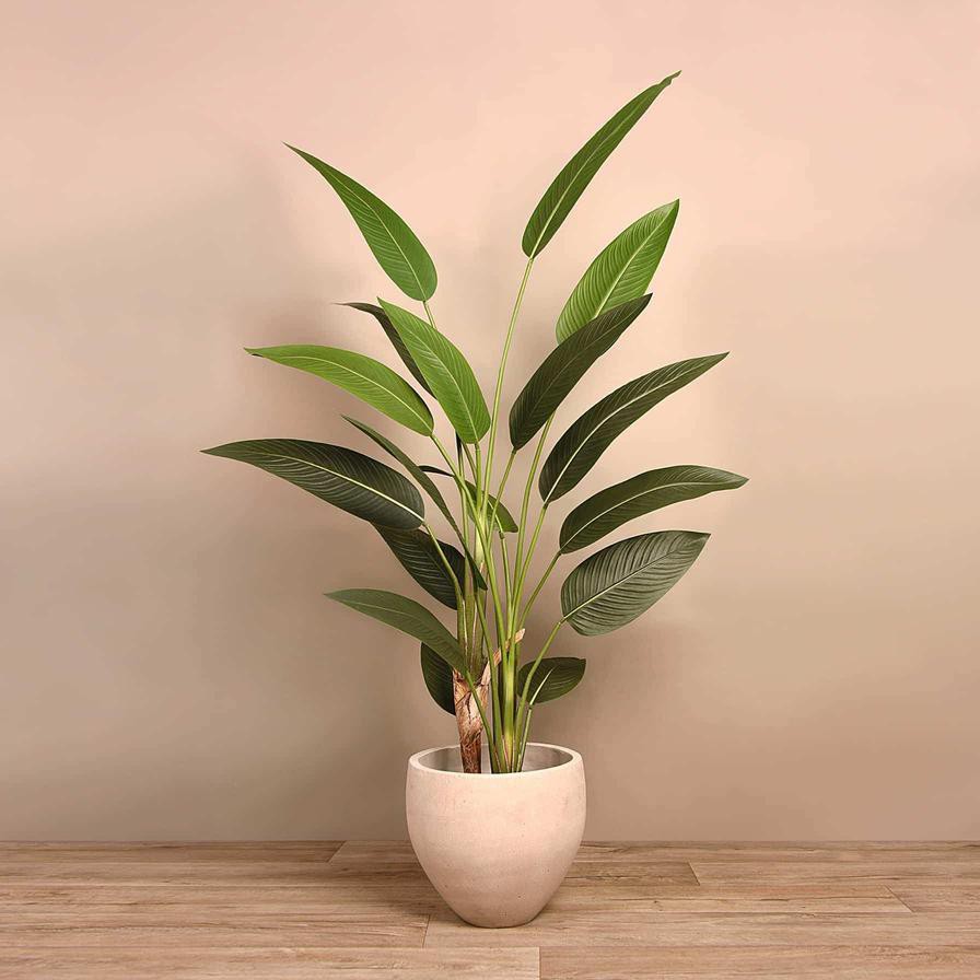 Mr Plant Strelitzia Artificial Tree W/Black Pot (30 x 30 x 185 cm)