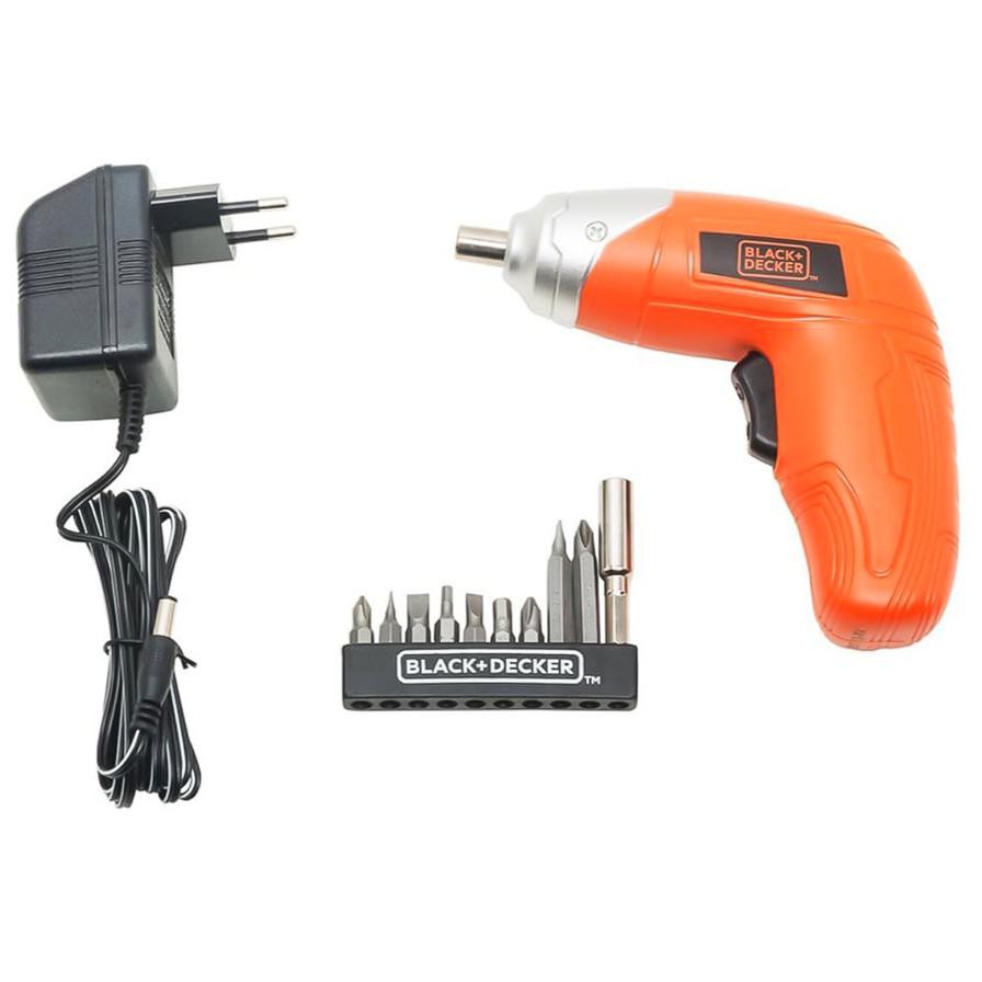 Black+Decker Cordless Screwdriver Set, CSD300TO (3.6 V)