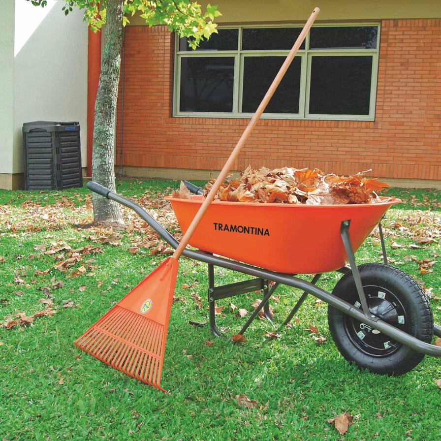 Tramontina Plastic Leaf Rake W/22 Teeth & Handle (120 cm)