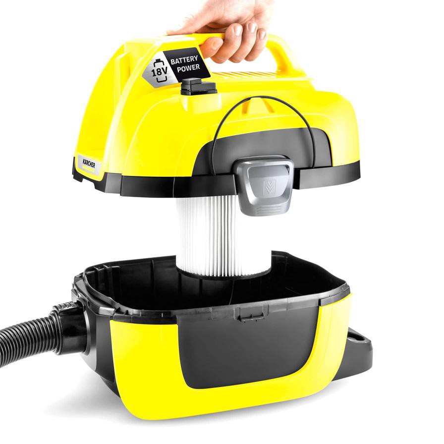 Karcher WD1 Compact Vacuum Cleaner + Battery + Charger