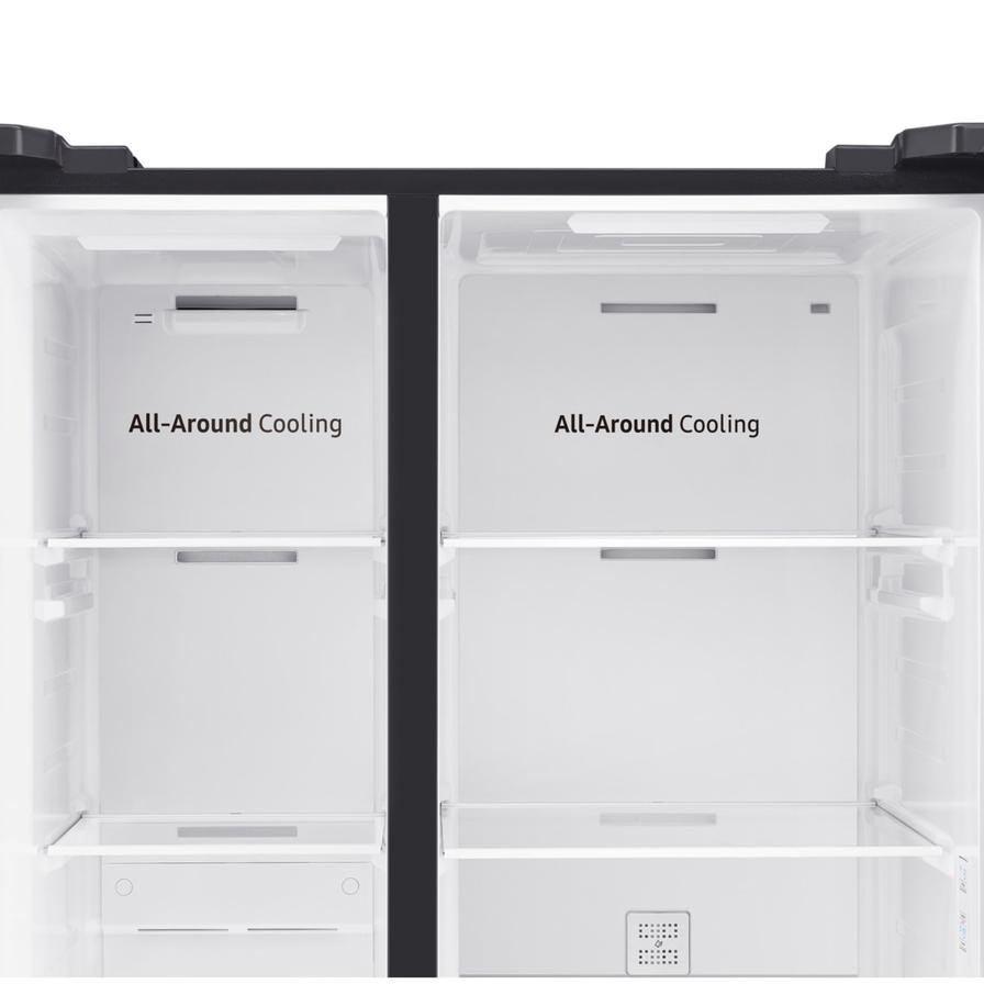 Samsung Freestanding Side by Side Refrigerator, RS62R5001B4 (680 L)