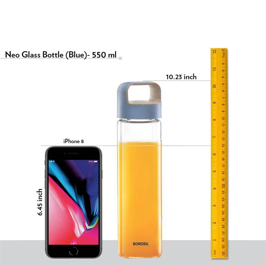 Borosil Neo Borosilicate Glass Bottle (500 ml)