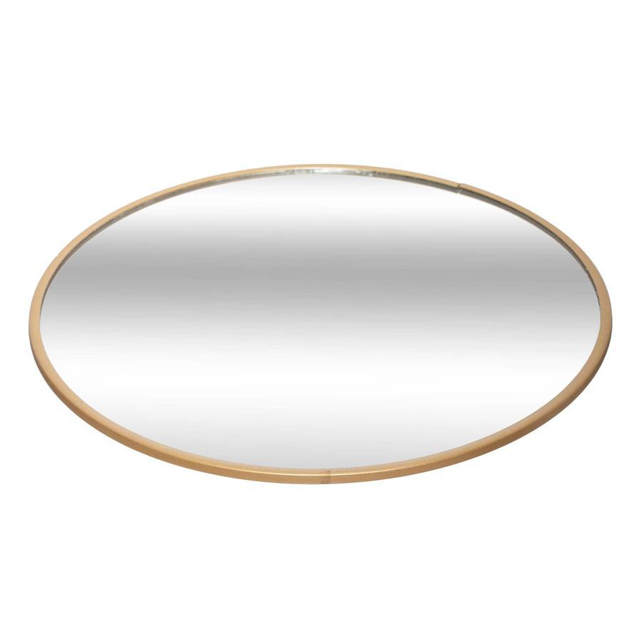 Atmosphera Metal Mirror Candle Tray (20 cm, Assorted)