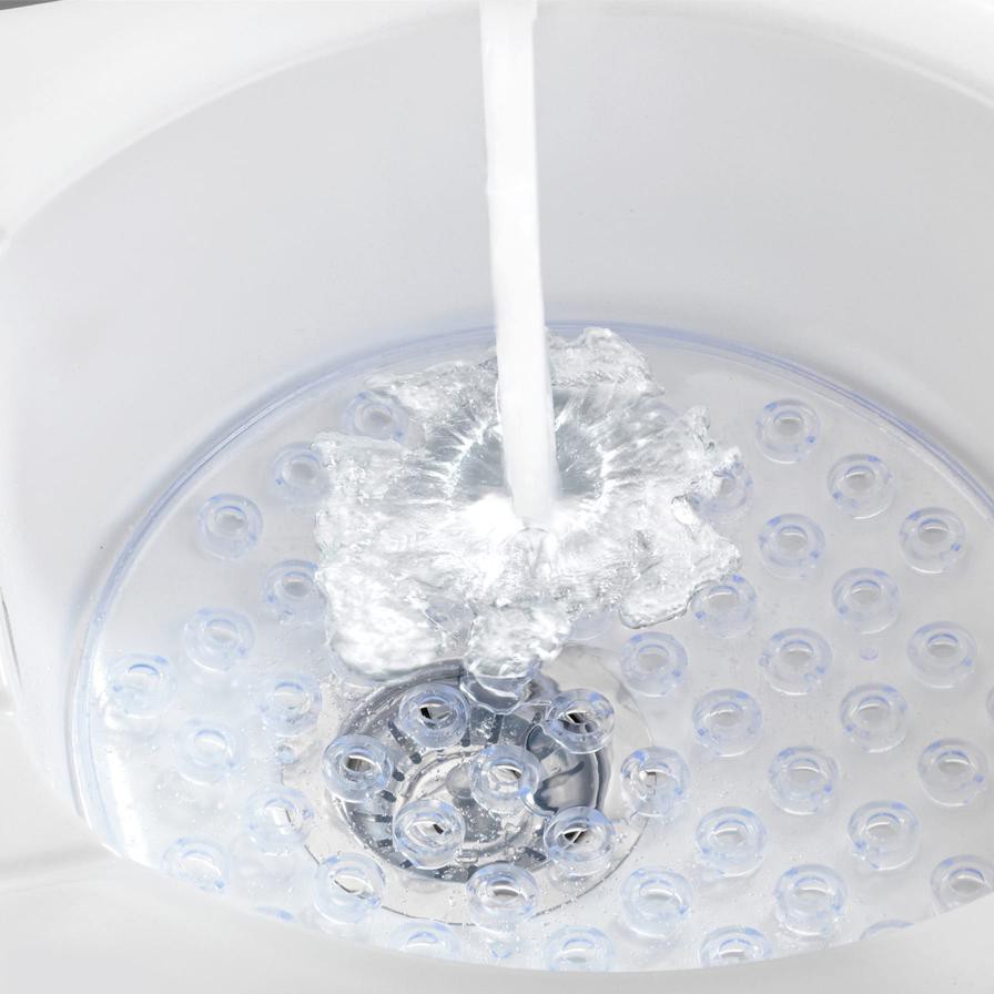 Wenko Kristall Plastic Round Sink Mat (31 x 31 x 1 cm)