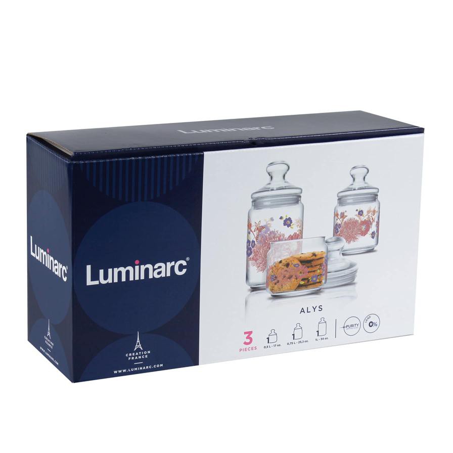 Luminarc Alys Pot Set (3 Pc.)