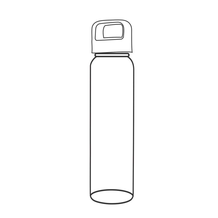 Borosil Neo Borosilicate Glass Bottle (500 ml)