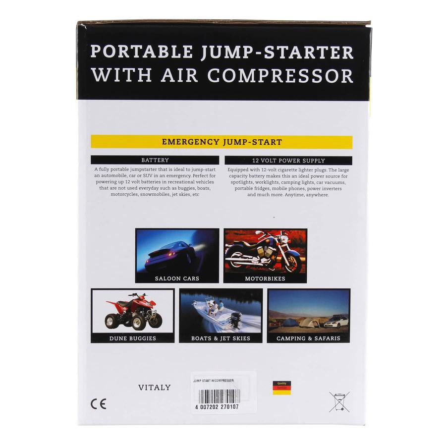 Vitaly Jump Starter W/Air Compressor