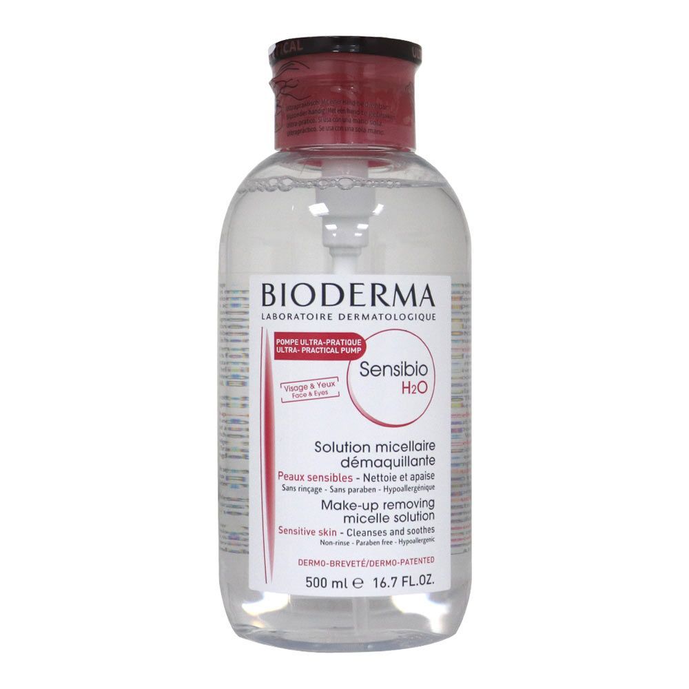 Bioderma Sensibio H2O مع مضخة 500 مل