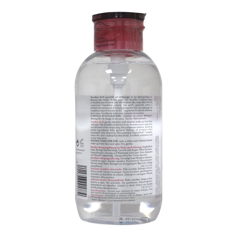 Bioderma Sensibio H2O With Pump 500 mL