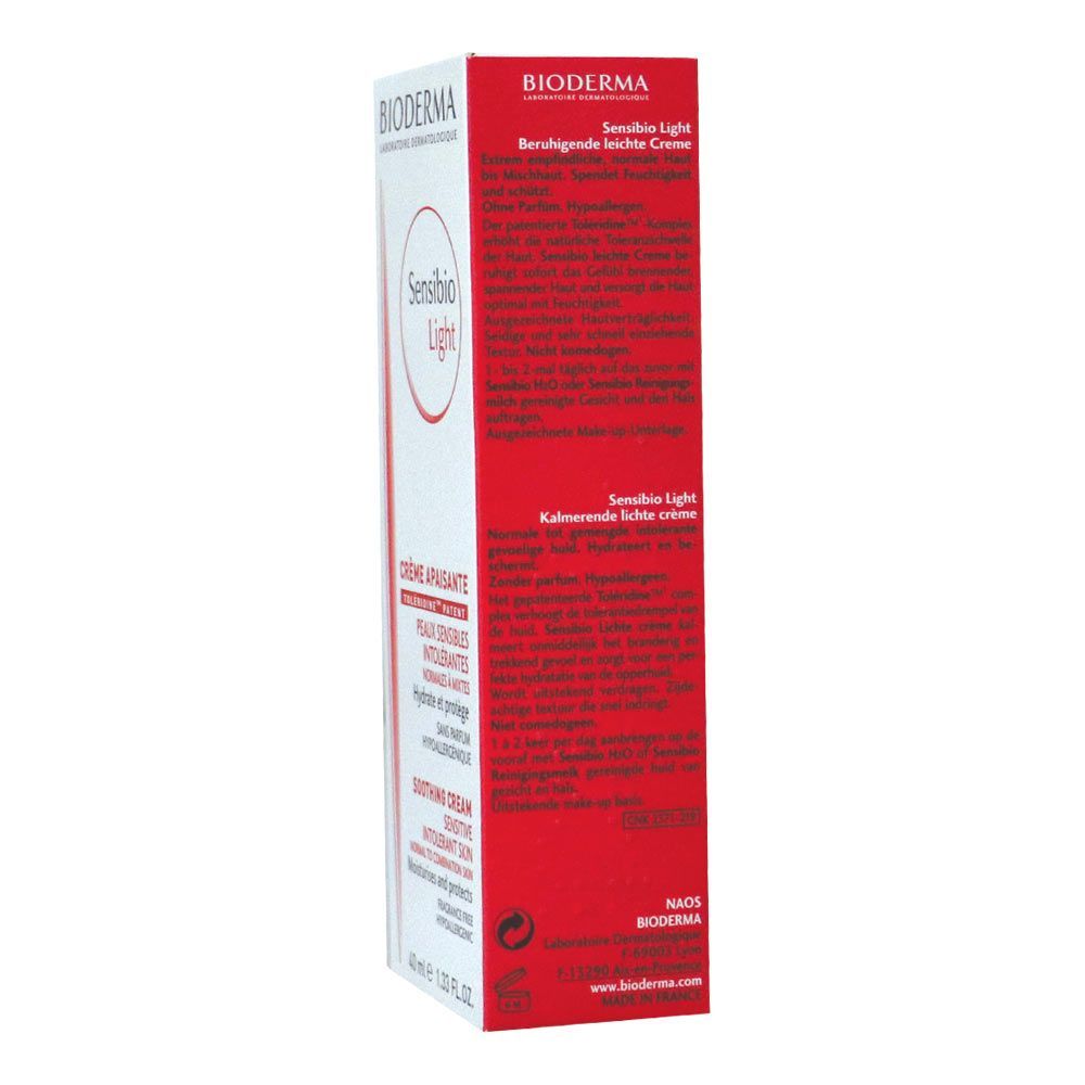 Bioderma Sensibio Light Cream 40 مل