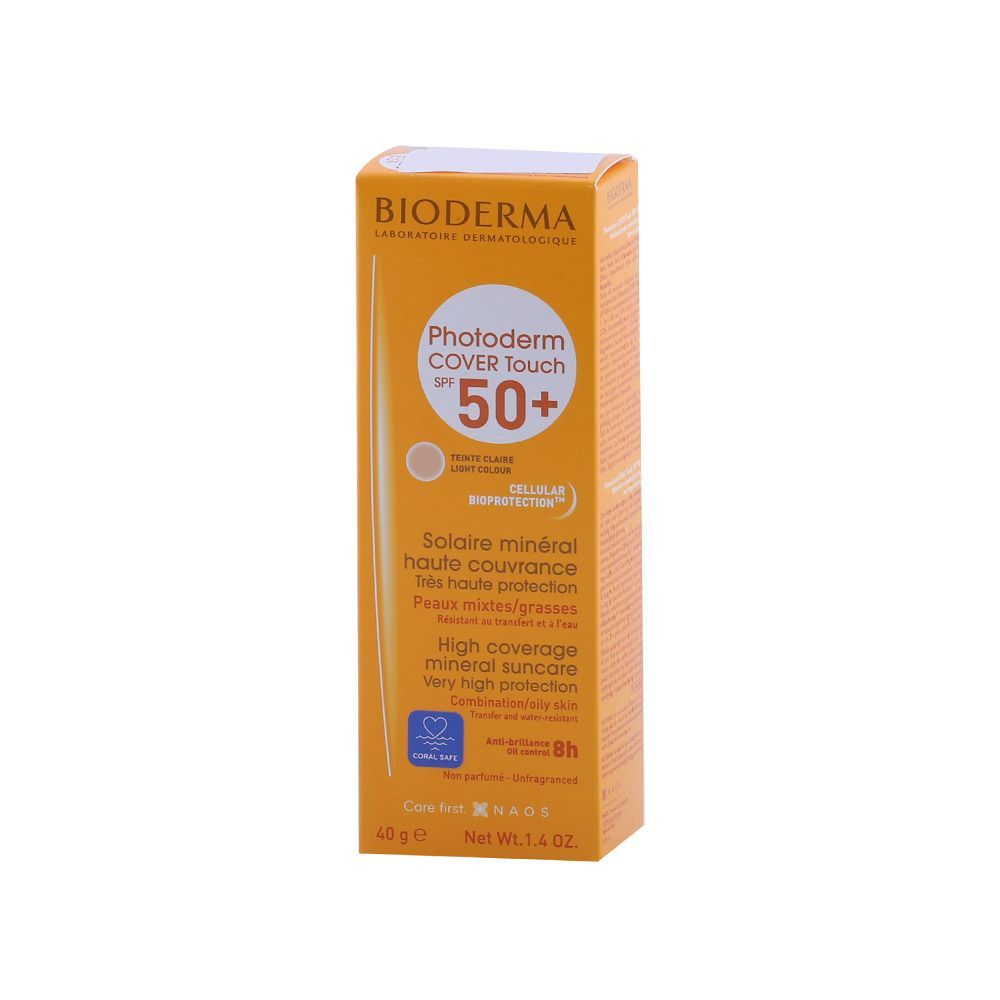 Bioderma Photoderm Cover Touch SPF50+ Light 40 mL