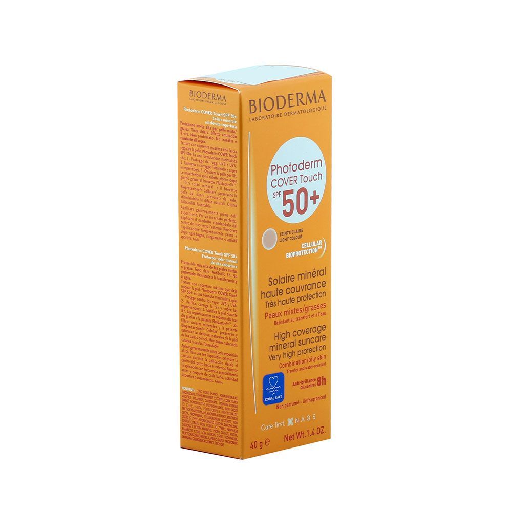 Bioderma Photoderm Cover Touch SPF50+ Light 40 mL