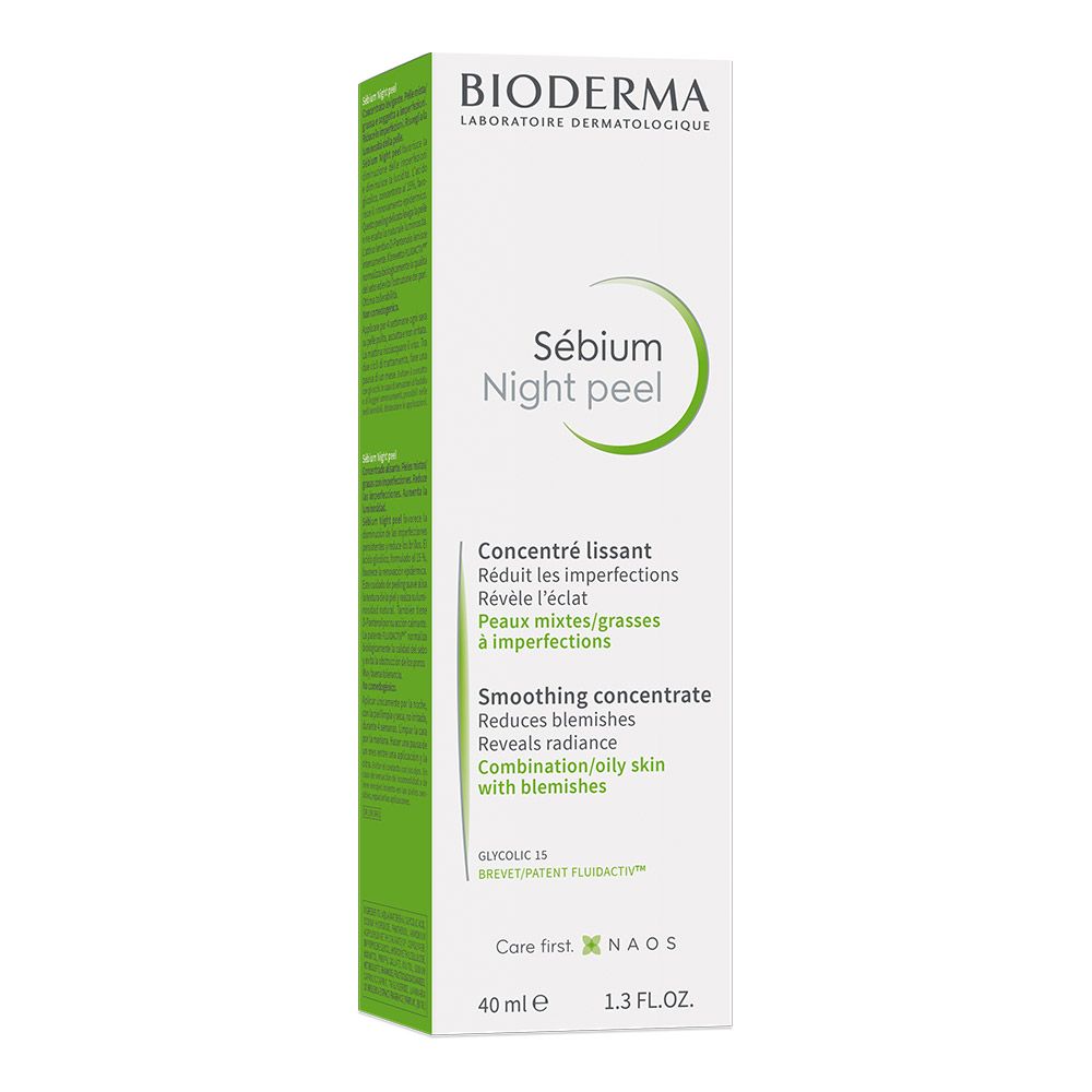 Bioderma Sebium Night Peel Smoothing Concentrate 40 mL