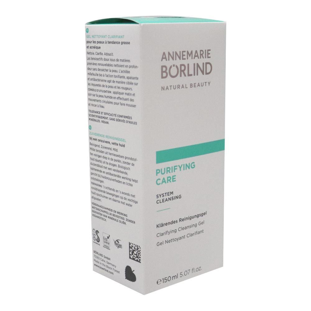 جل التنظيف Anemarie Borlind Purifying Care Cleansing Gel 5.07 أونصة سائلة ، 150 مل