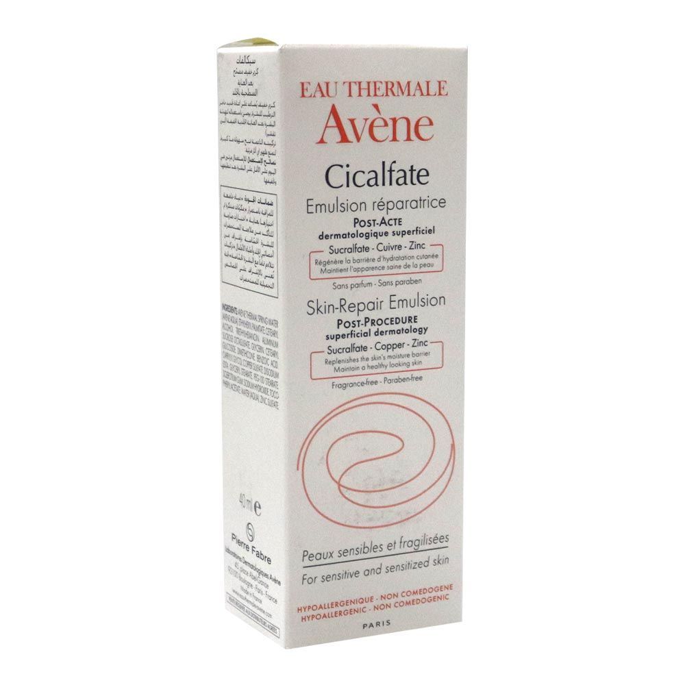 Avene Cicalfate Post Procedure Skin Repair Emulsion 40 mL