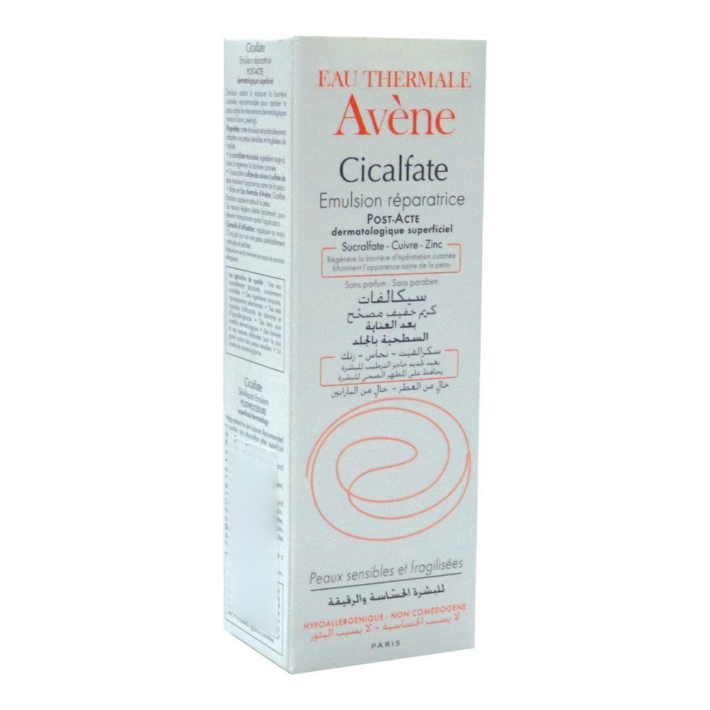 Avene Cicalfate Post Procedure Skin Repair Emulsion 40 mL