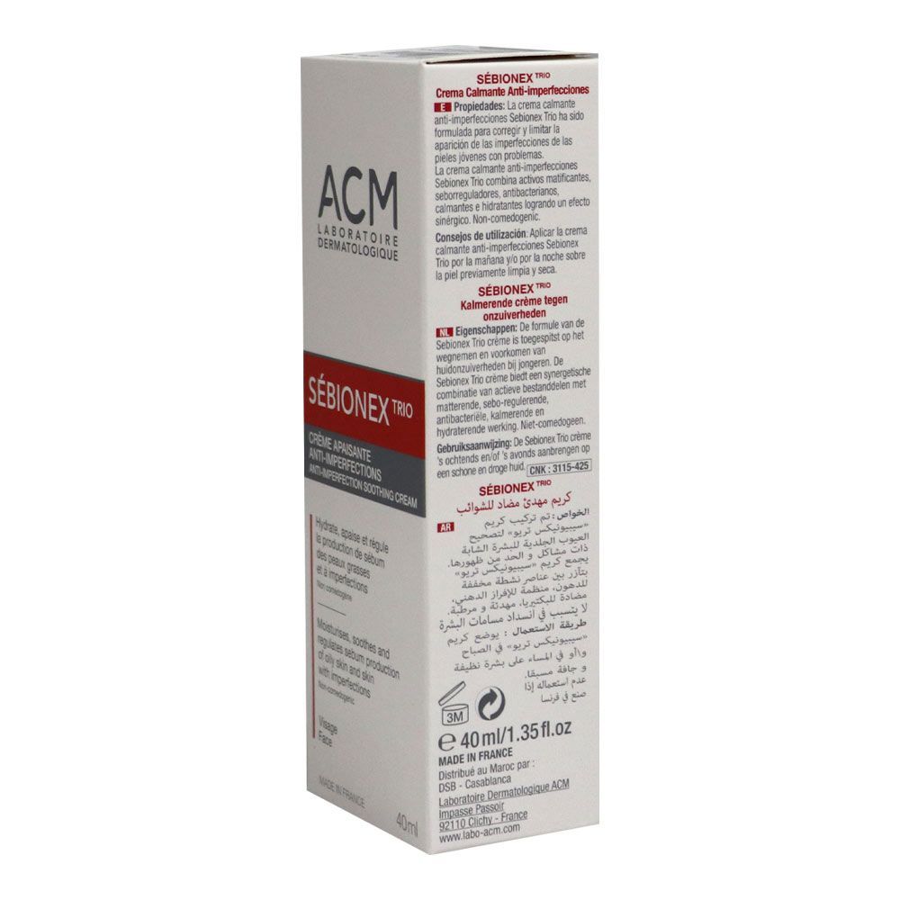 ACM Sebionex Trio Cream 40 mL