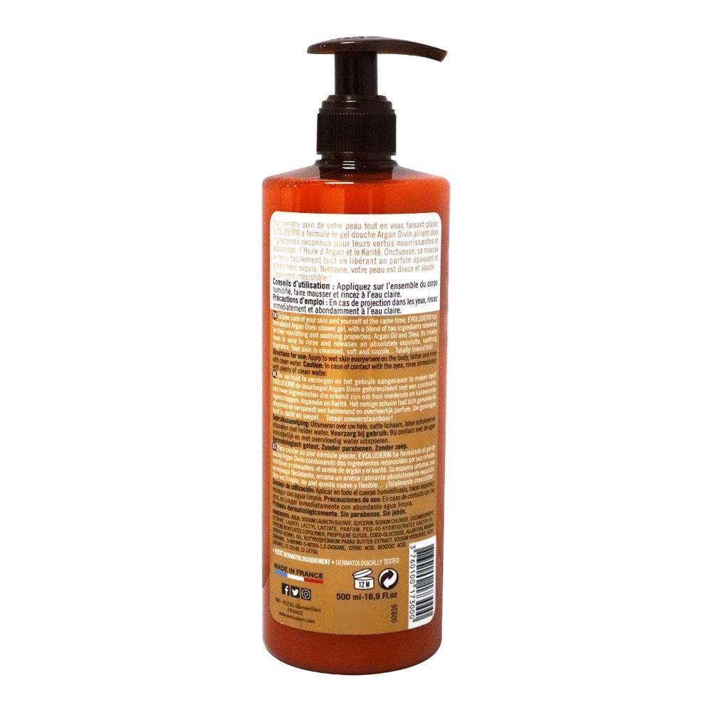 Evoluderm Argan Divine Shower Gel 500 mL 17300