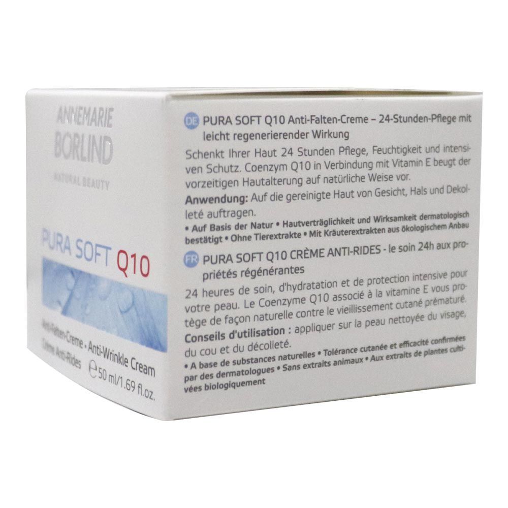 Annemarie Borlind Pura Soft Q10 Anti-Wrinkle Cream 1.69 fl oz, 50 mL