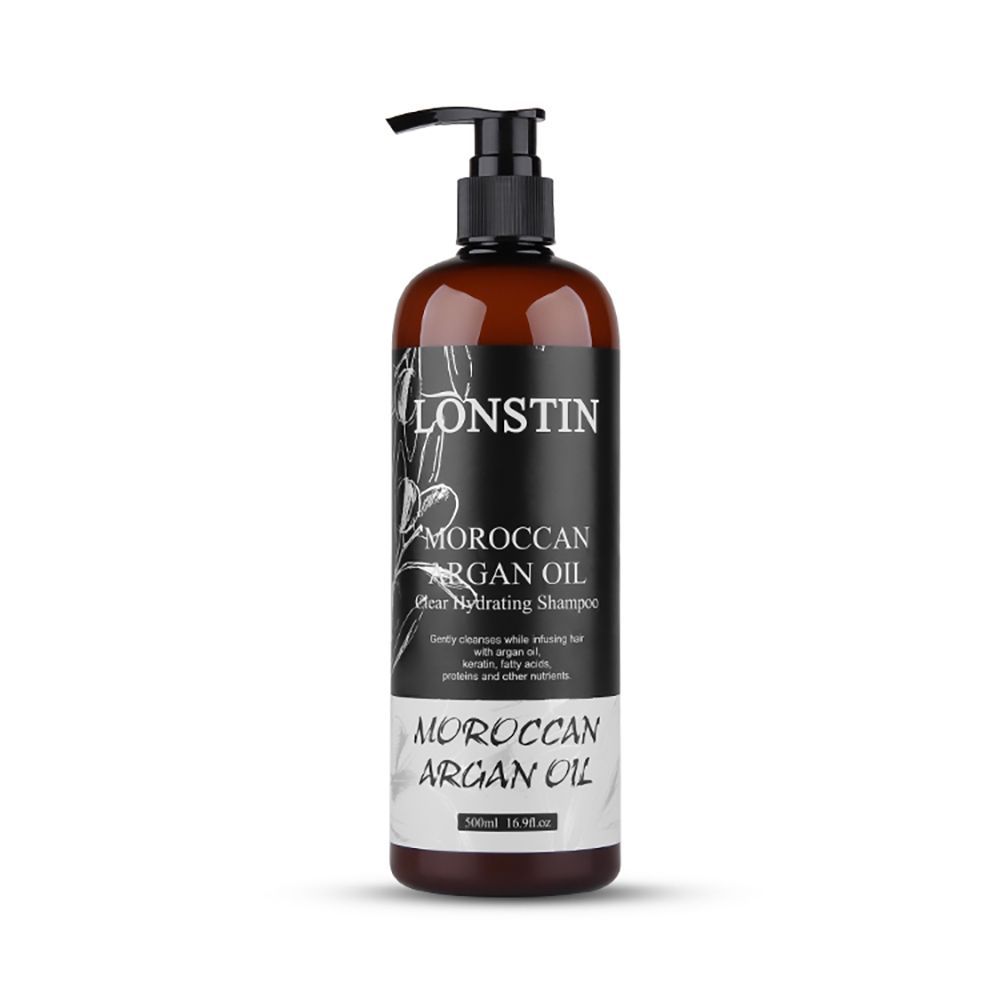 Lonstin Moroccan Argan Oil Clear شامبو مرطب 500 مل