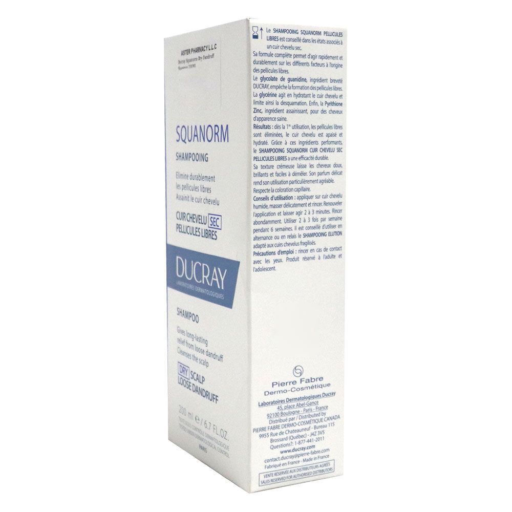 Ducray Squanorm Dry Dandruff Shampoo 200 mL