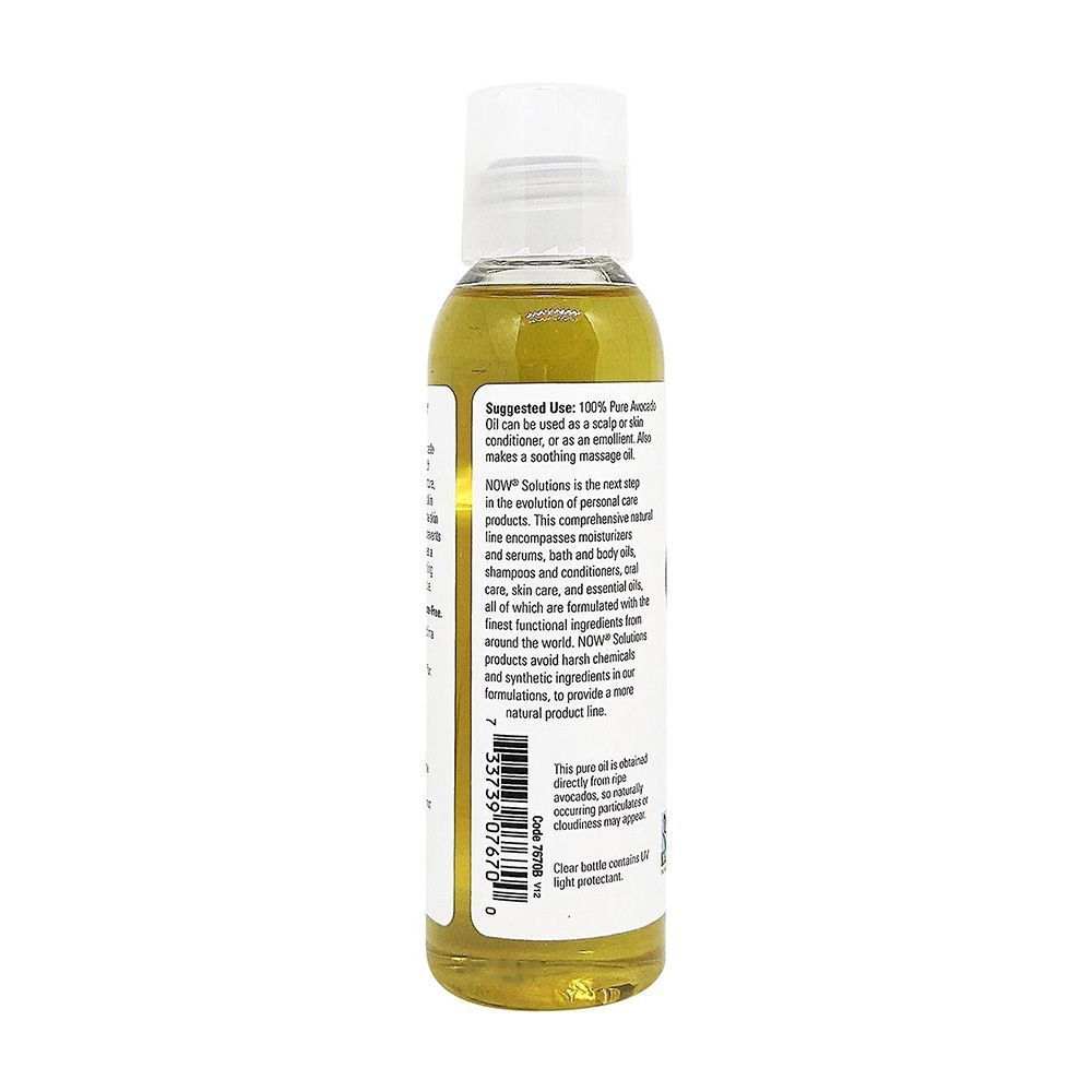 Now Avocado Moisturizing Oil 118 mL