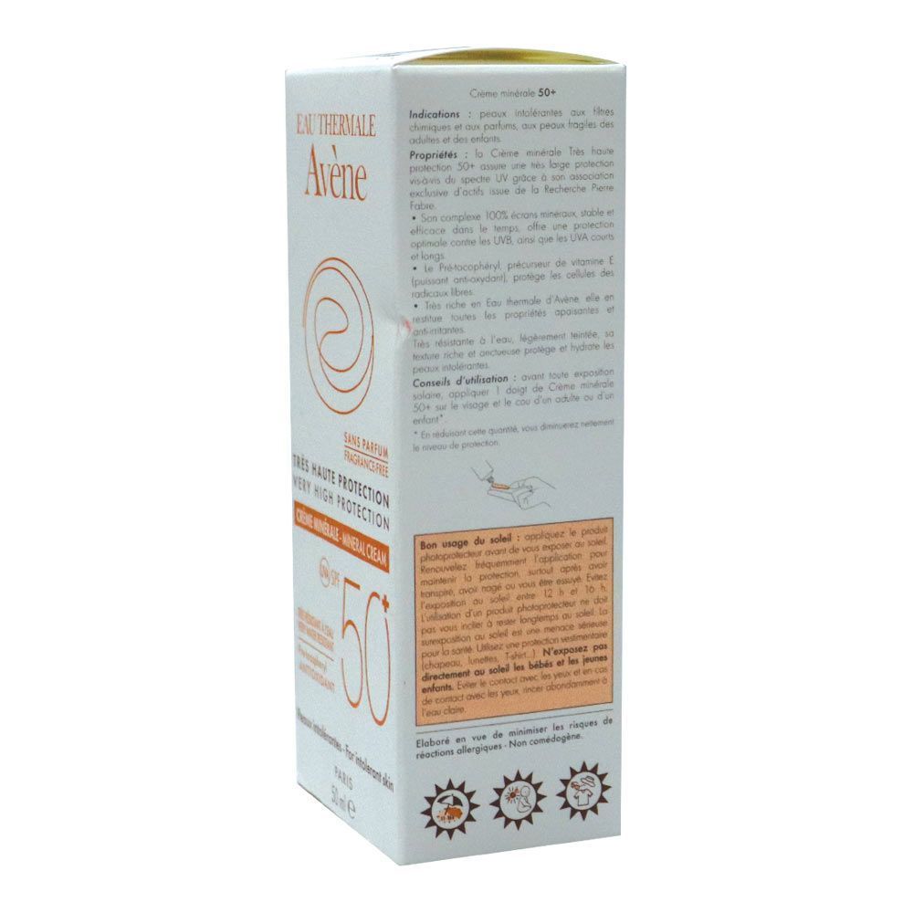 Avene Very High Protection SPF50+ Mineral Cream 50 mL