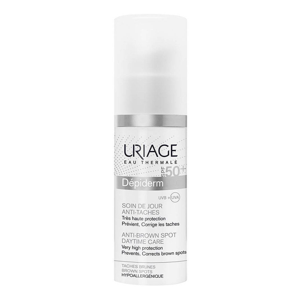 Uriage Depiderm SPF50 + العناية النهارية المضادة للبقع البنية 30 مل