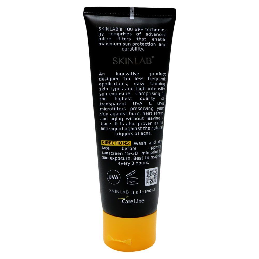 Skinlab UVA/UVB SPF100 Sunscreen 100 mL