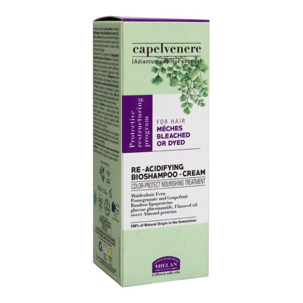 Helan Genova Capelvenere Re-Acidifying BioShampoo Cream 200 مل 63ST