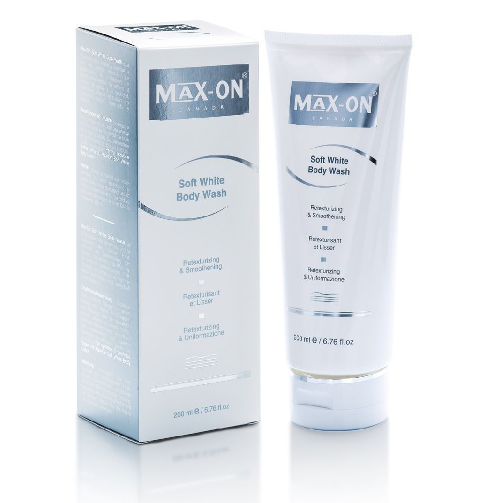 Max-On Soft White Body Wash 6.76 fl oz, 200 mL