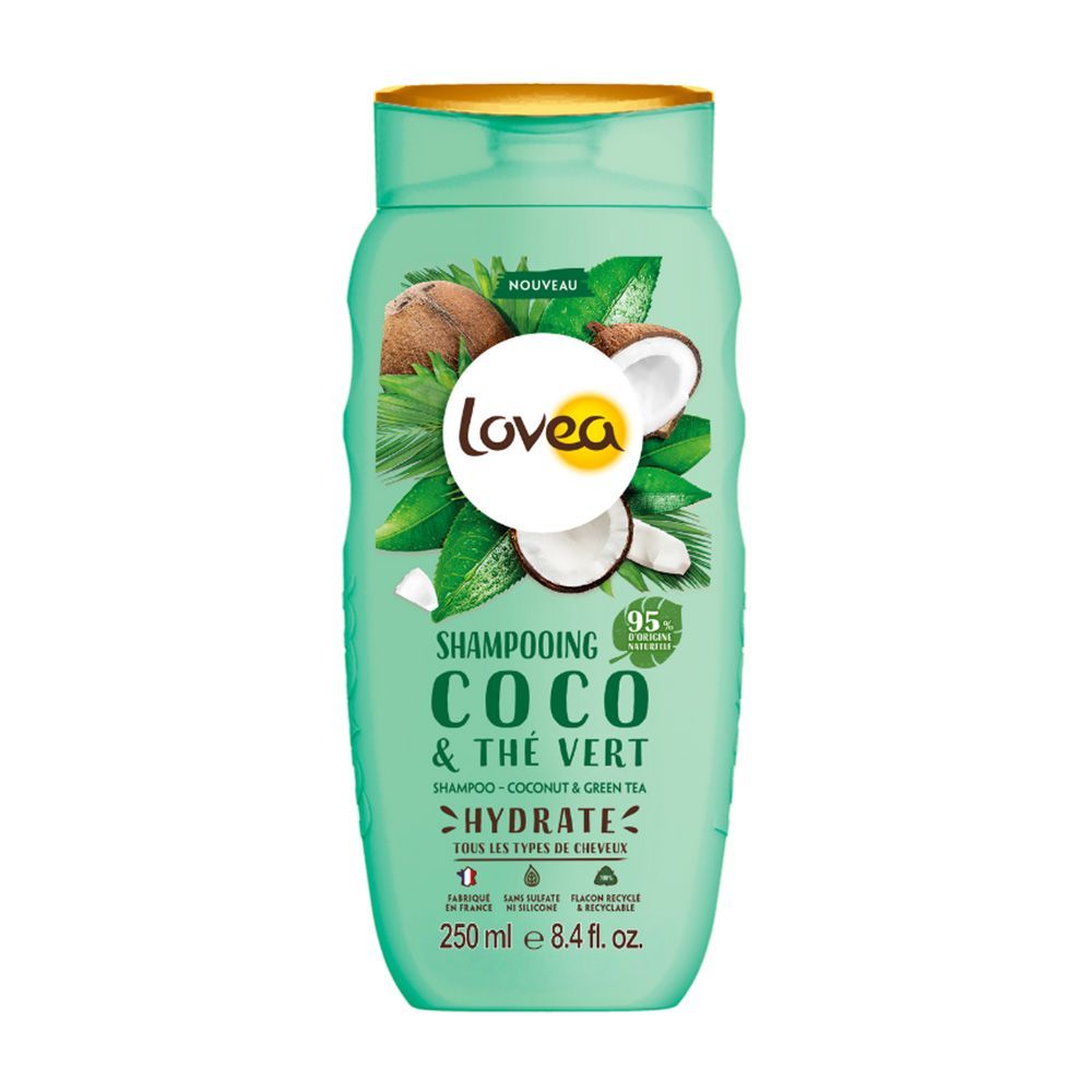 Lovea Shampoo Coconut &amp; Green Tea 250 mL