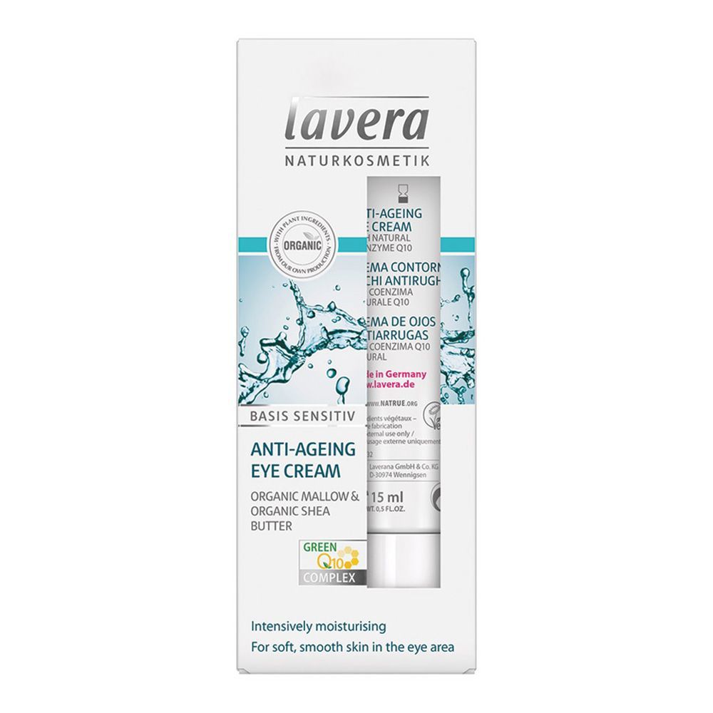 كريم العين Lavera Basis Sensitiv Anti-Aging Q10 15 مل