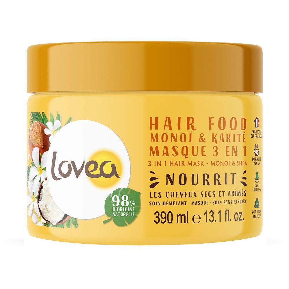 Lovea Monoi &amp; Karite 3 In 1 Hair Mask 390 mL