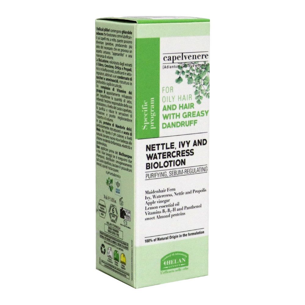 Helan Genova Capelvenere Nettle، Ivy and Watercress Bio Lotion 30 ml 63OL