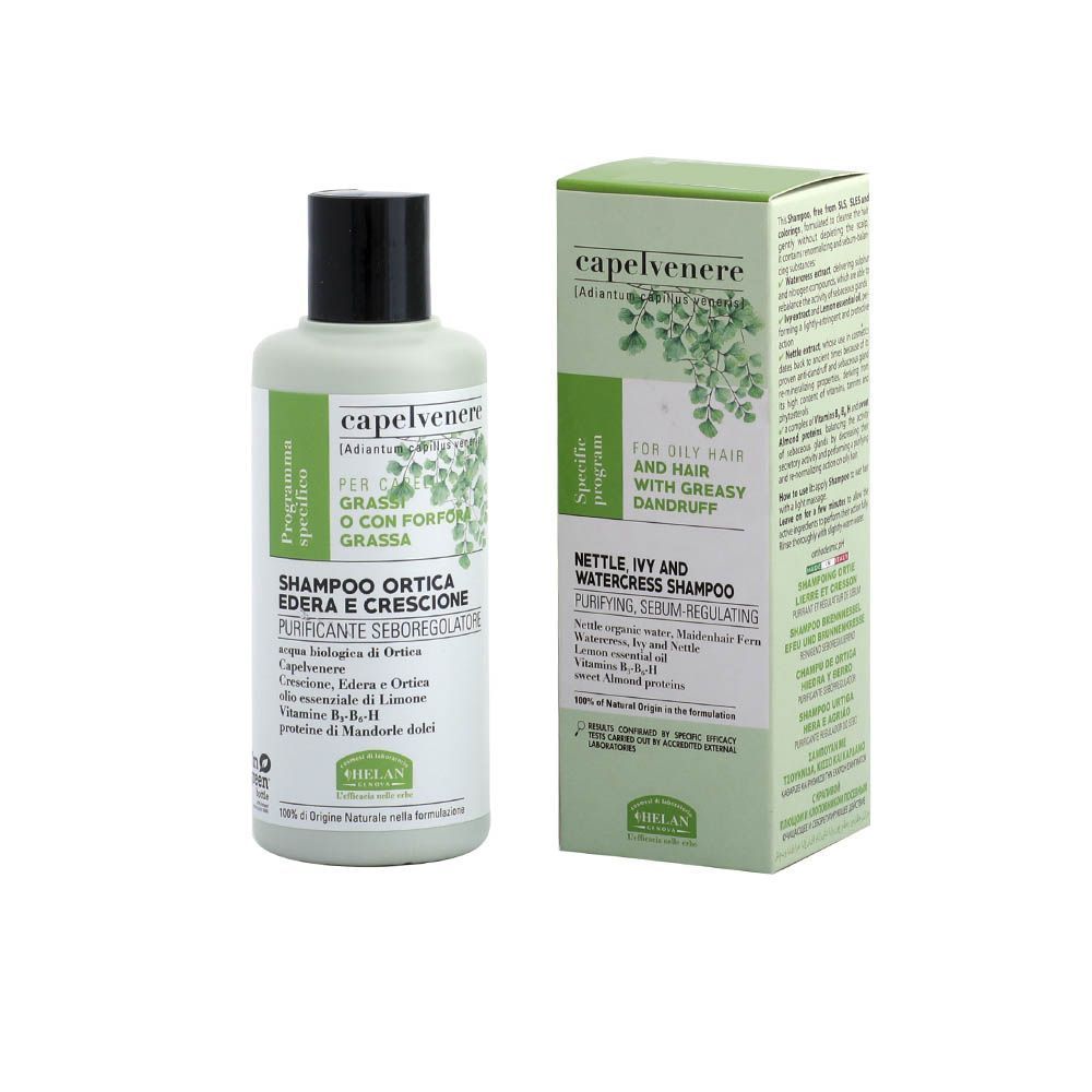 Helan Genova Capelvenere Nettle، Ivy & Watercress Bio Shampoo 200 ml