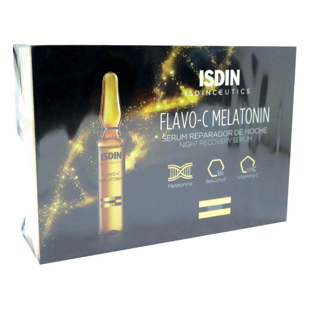 Isdin Isdinceutics Flavo-C Melatonin Ampoules 2 مل 30 أمبولات