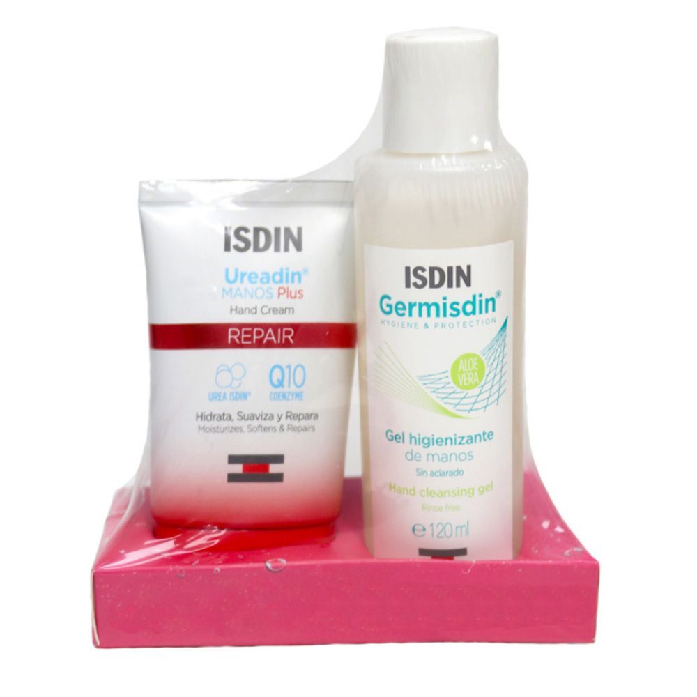 Isdin Ureadin Repair Hand Gel 50 ml + Isdin Germisdin جل لليدين 120 مل برومو