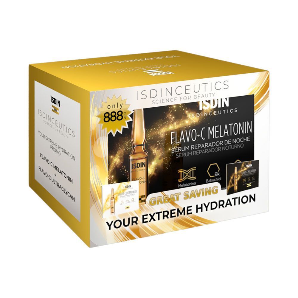 Isdin Your Extreme Hydration Flavo-C Ultraglican Pack PROMO