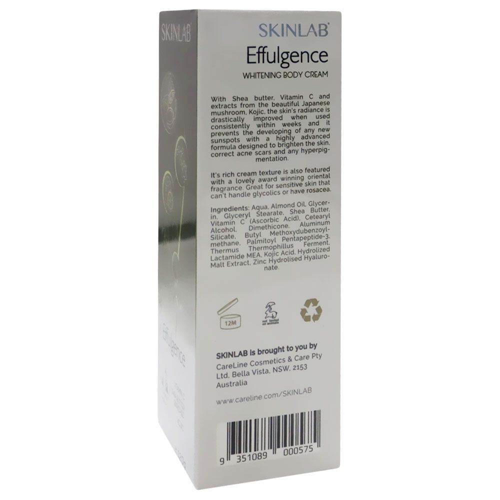 Skinlab Effulgence Rich Whitening Body Cream 120 g