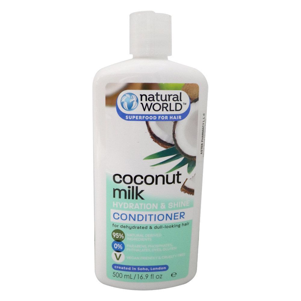 Natural World Coconut Milk Conditioner 500 mL