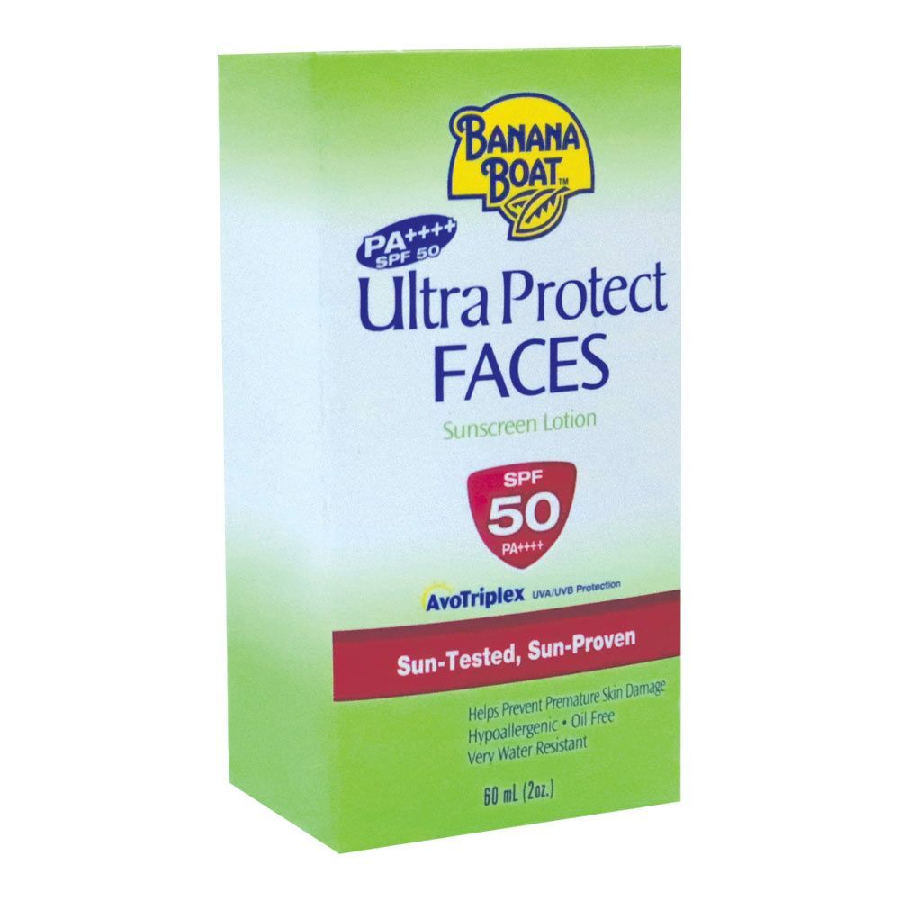 Banana Boat Ultra Protect Faces SPF50 Sunscreen Lotion 60 mL